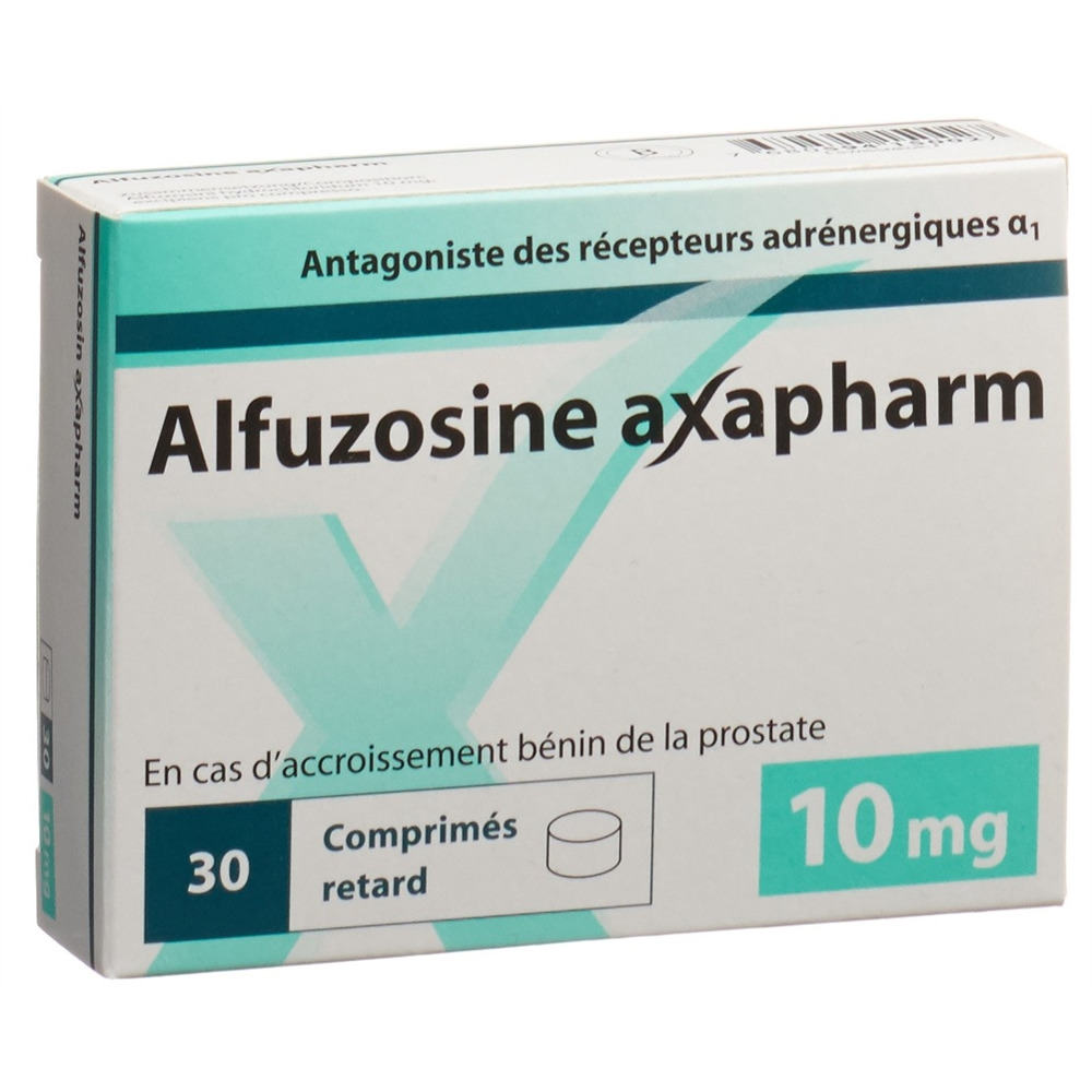 ALFUZOSINE axapharm cpr ret 10 mg 30 pce