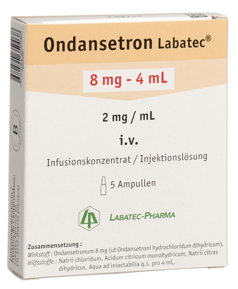 ONDANSETRON Labatec conc perf 8 mg/4ml 5 amp 4 ml