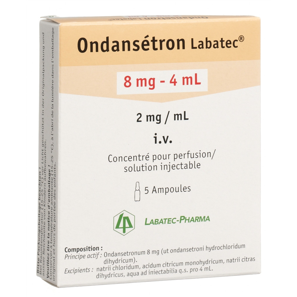ONDANSETRON Labatec conc perf 8 mg/4ml 5 amp 4 ml