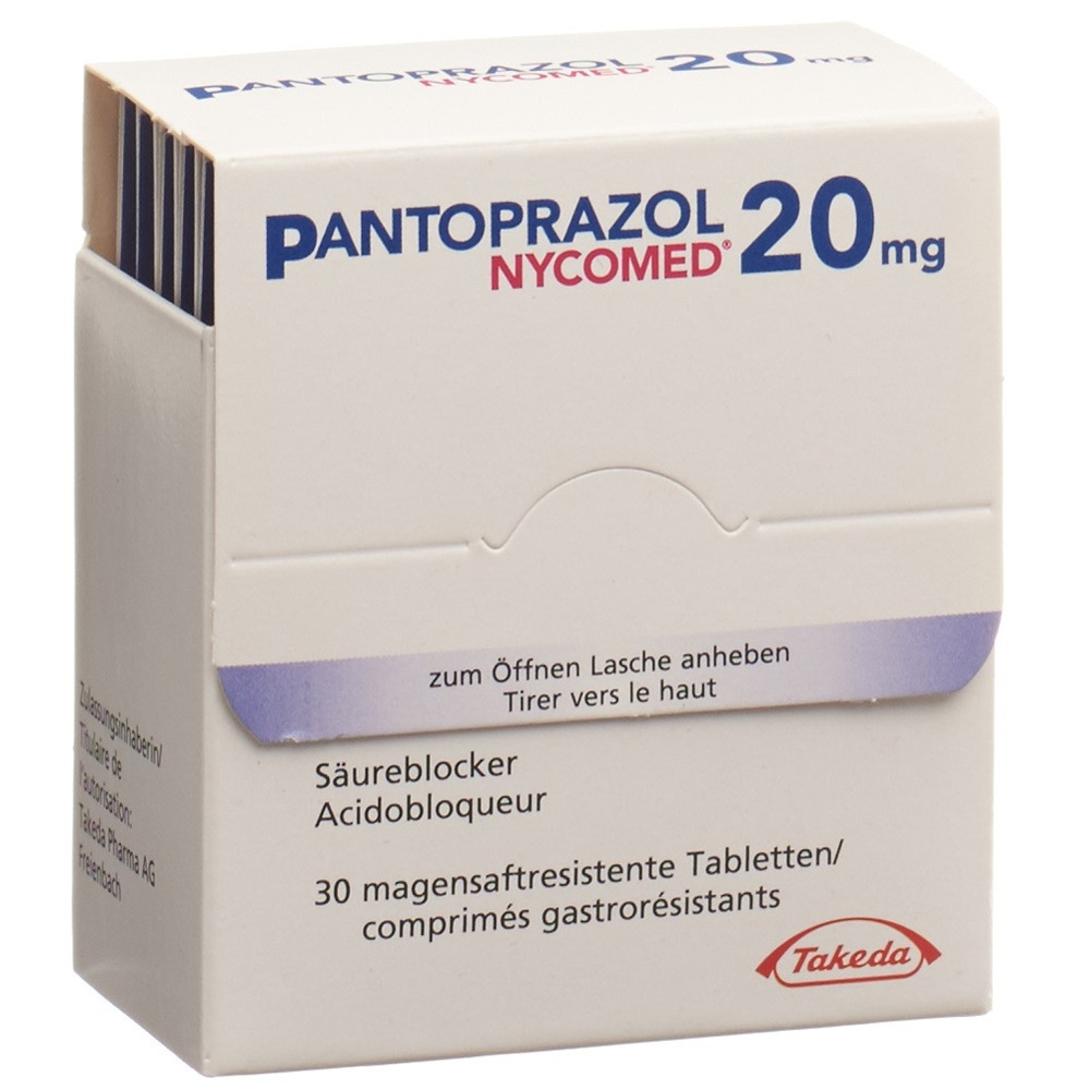 PANTOPRAZOL Nycomed cpr pell 20 mg 30 pce