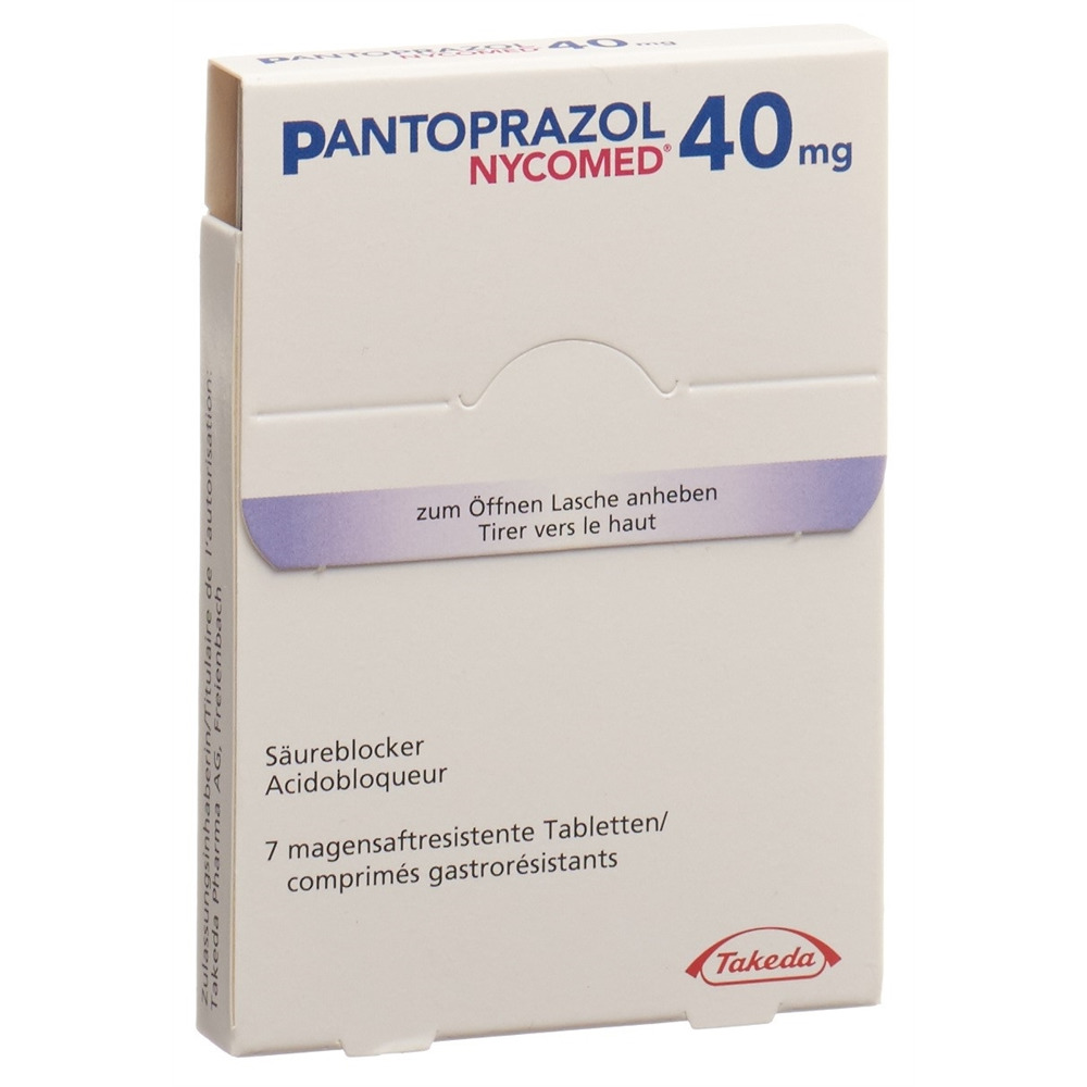 PANTOPRAZOL Nycomed cpr pell 40 mg 7 pce