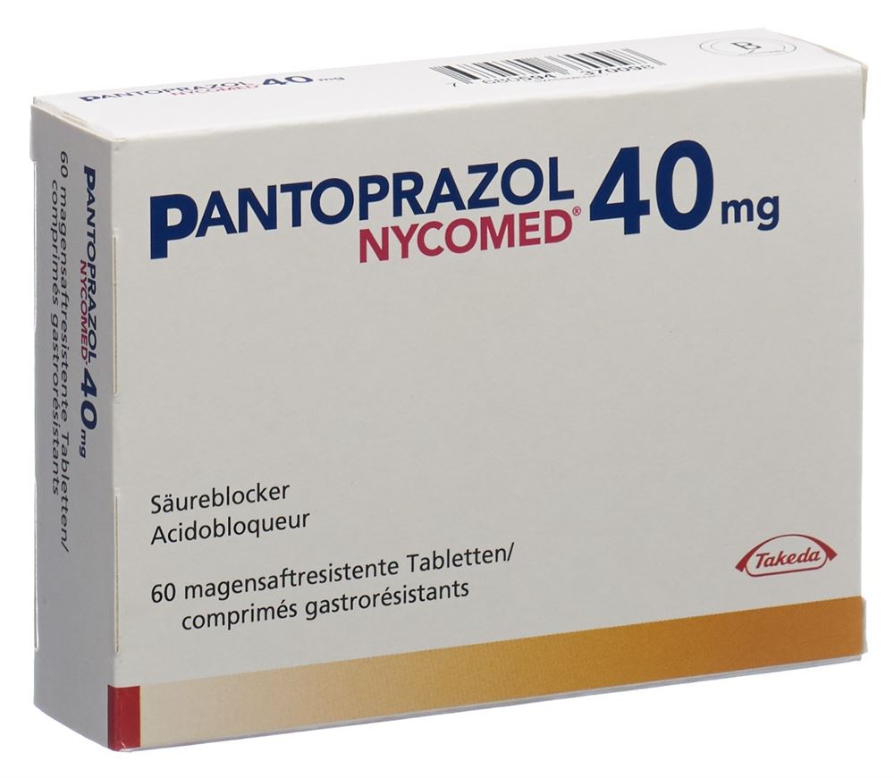 PANTOPRAZOL Nycomed cpr pell 40 mg 60 pce