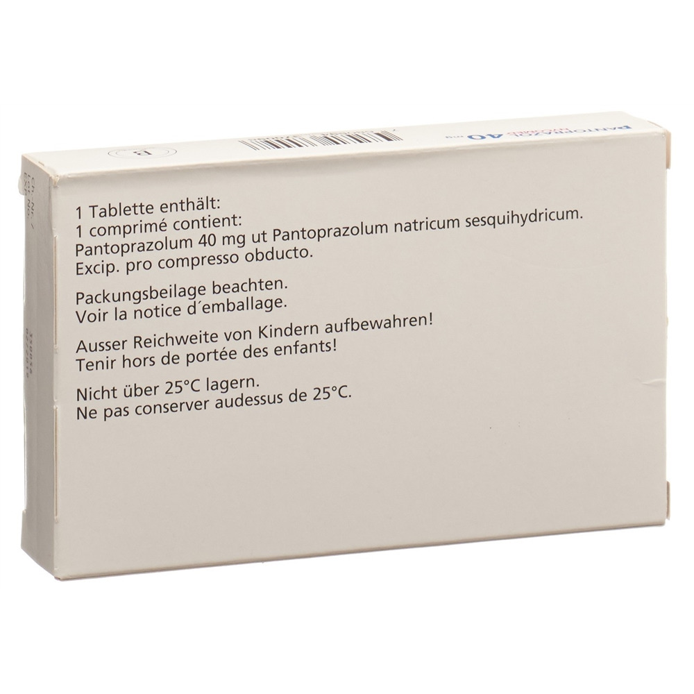 PANTOPRAZOL Nycomed cpr pell 40 mg 60 pce