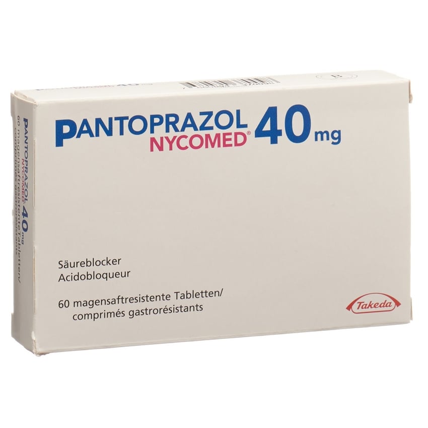 Pantoprazol Nycomed 40 mg, magensaftresistente Tabletten