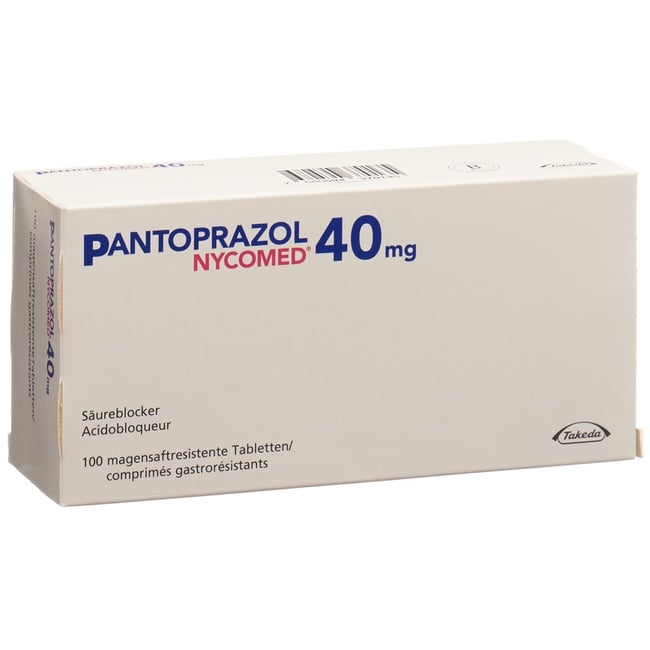 Pantoprazol Nycomed 40 mg, magensaftresistente Tabletten