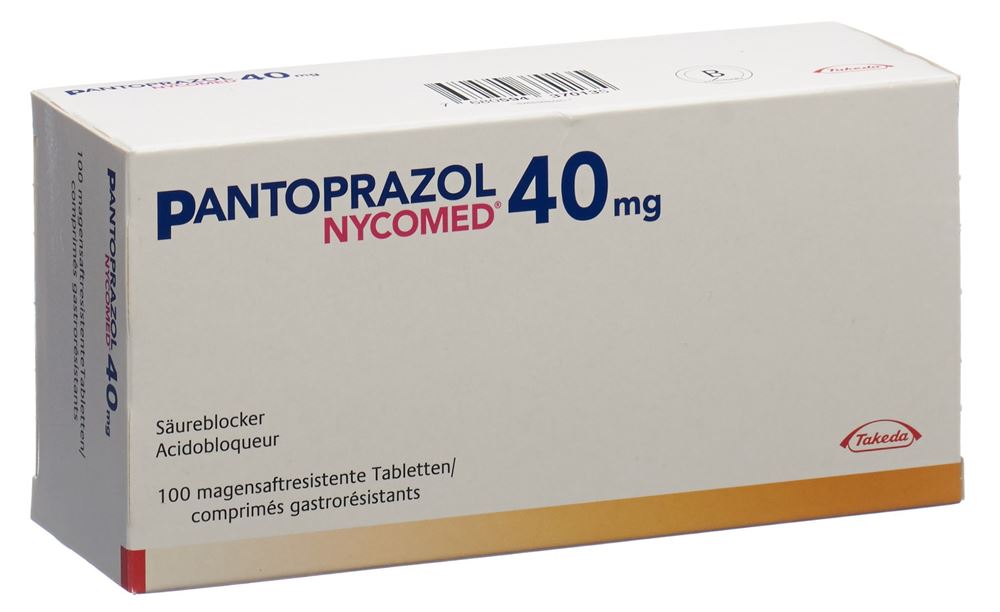 PANTOPRAZOL Nycomed cpr pell 40 mg 100 pce