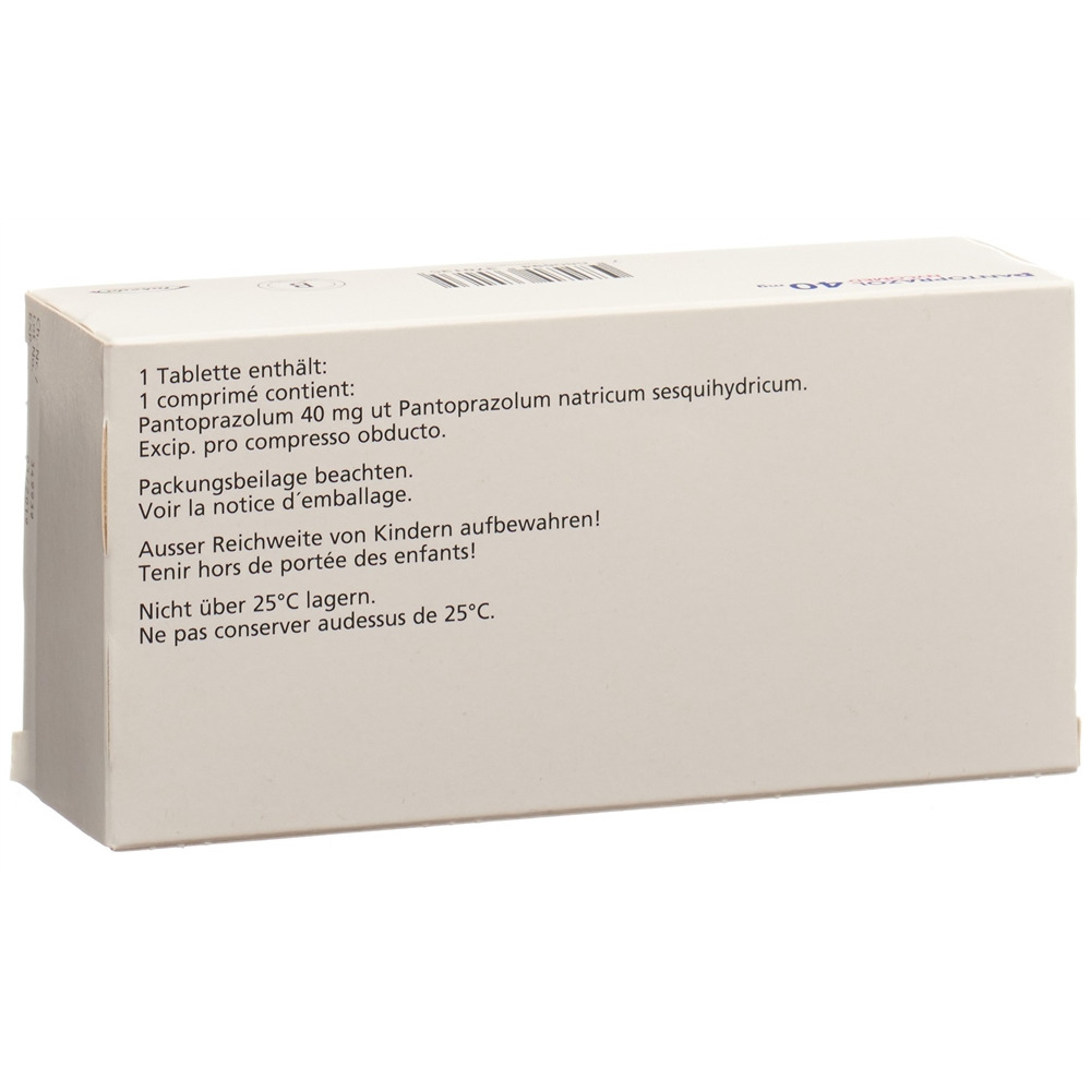 PANTOPRAZOL Nycomed cpr pell 40 mg 100 pce