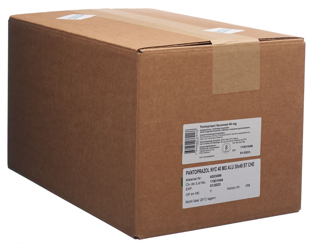 PANTOPRAZOL Nycomed cpr pell 40 mg 30 x 45 pce