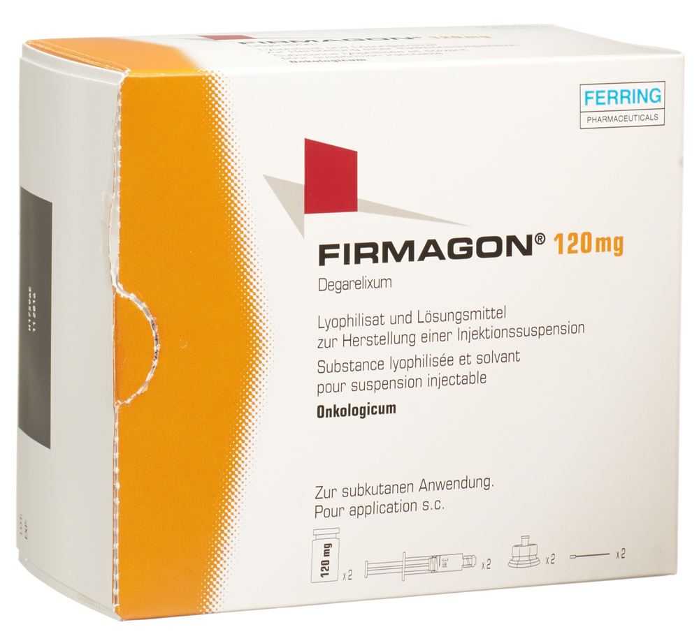 FIRMAGON subst sèche 120 mg ser prê solv set 2 pce