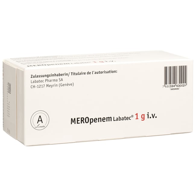 MEROPENEM Labatec 1 g i.v. flac 10 pce
