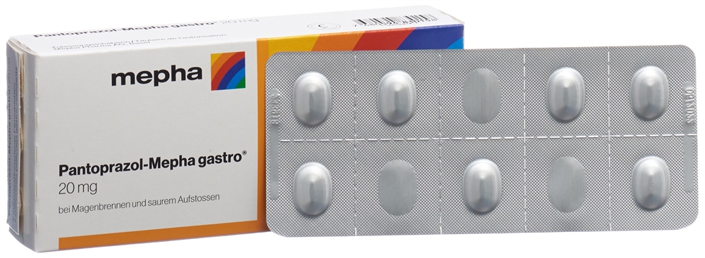 PANTOPRAZOL Mepha gastro cpr pell 20 mg 7 pce