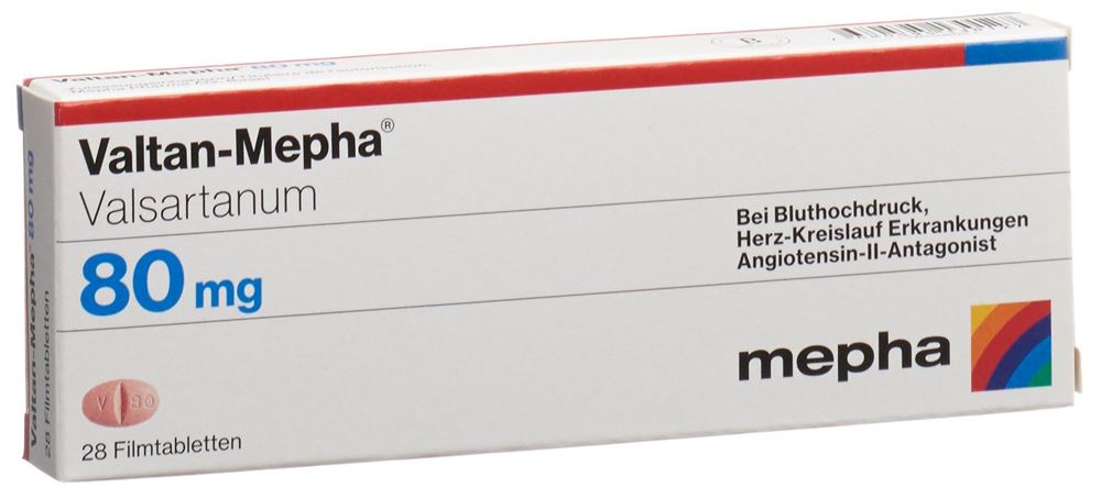 VALTAN Mepha cpr pell 80 mg 28 pce