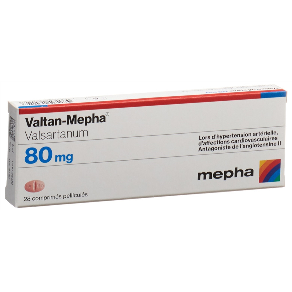 VALTAN Mepha cpr pell 80 mg 28 pce