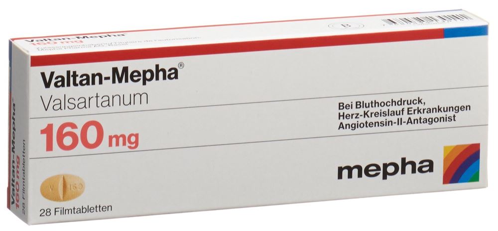 VALTAN Mepha cpr pell 160 mg 28 pce