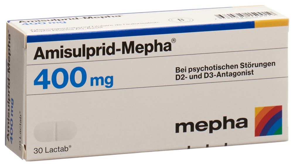 AMISULPRID Mepha Lactab 400 mg 30 pce