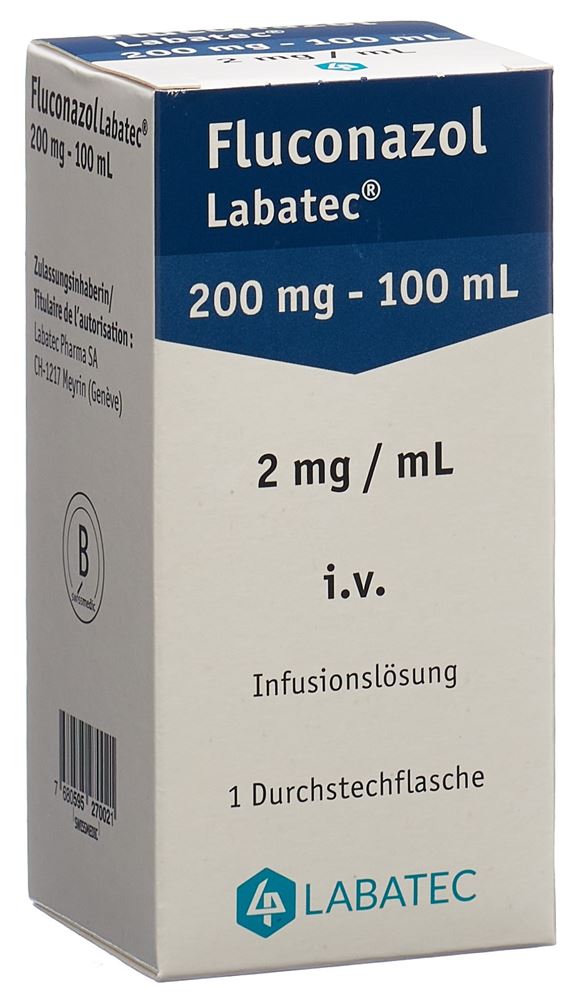 FLUCONAZOL Labatec sol perf 200 mg/100ml 100 ml