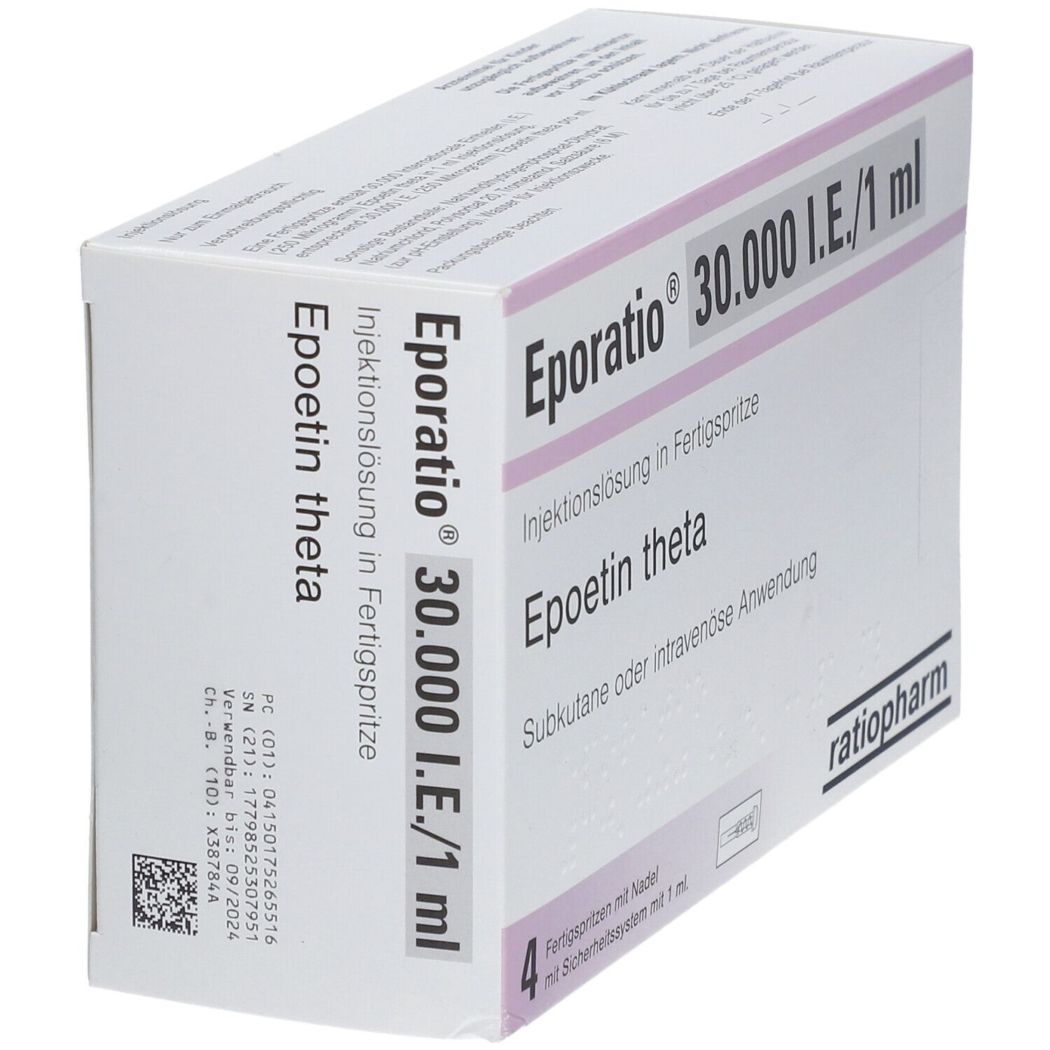 EpoTheta-Teva 30'000, Fertigspritze mit Injektionslösung