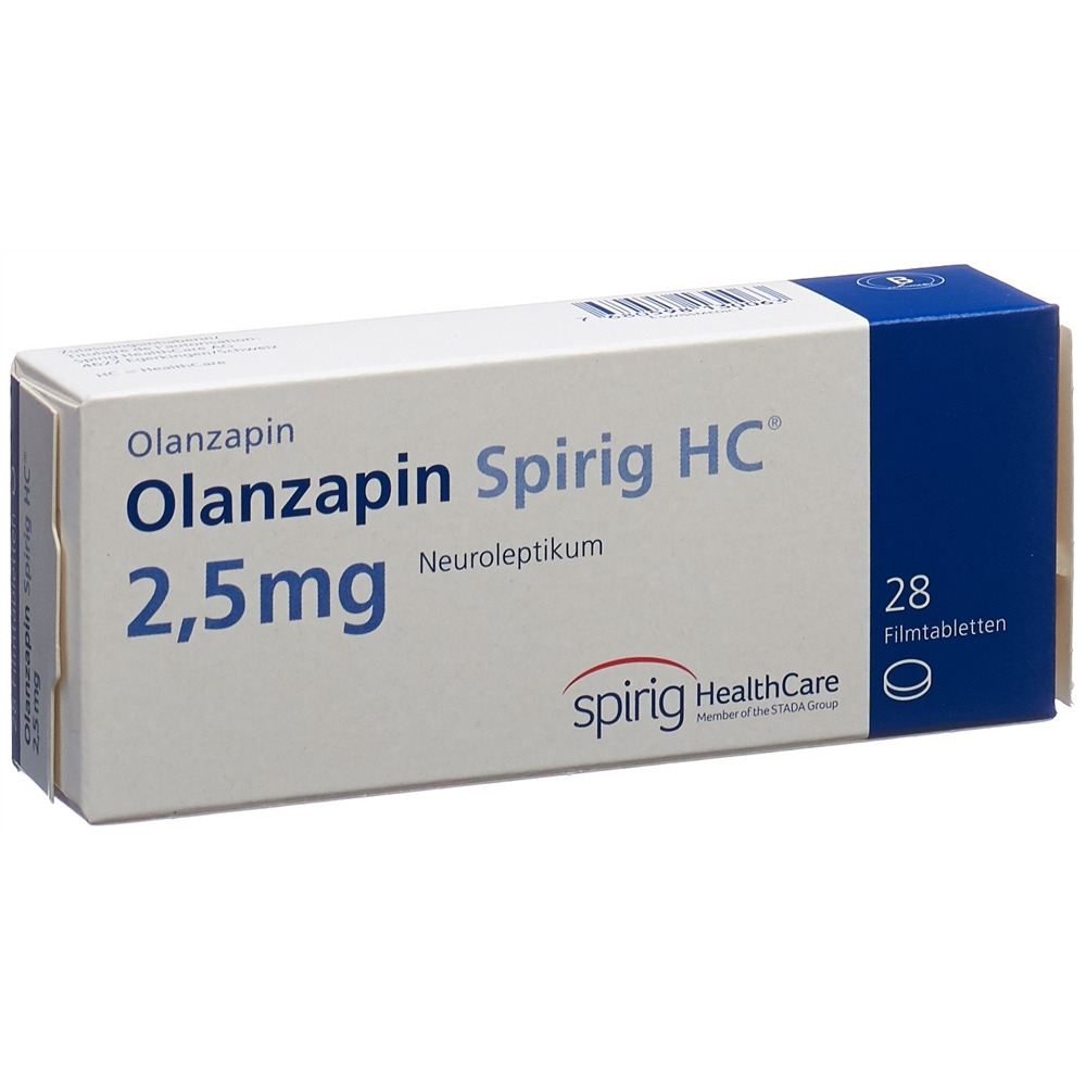 OLANZAPINE Spirig HC cpr pell 2.5 mg 28 pce