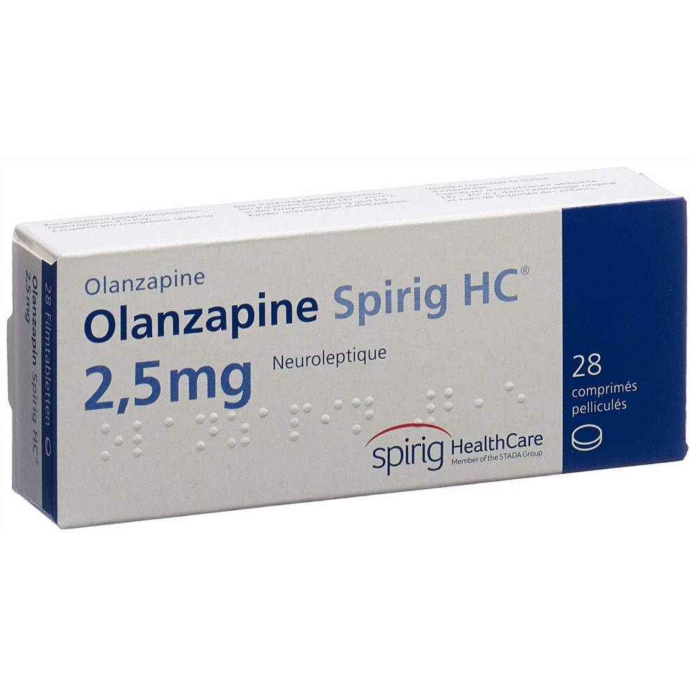 OLANZAPINE Spirig HC cpr pell 2.5 mg 28 pce