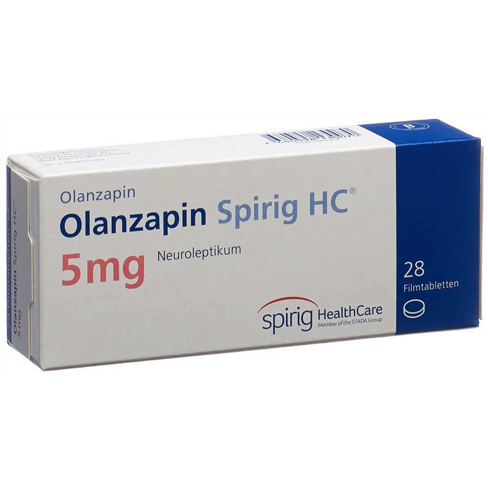 OLANZAPINE Spirig HC cpr pell 5 mg 28 pce