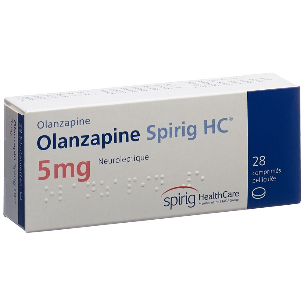 OLANZAPINE Spirig HC cpr pell 5 mg 28 pce