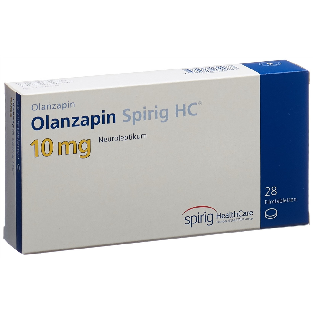 OLANZAPINE Spirig HC cpr pell 10 mg 28 pce
