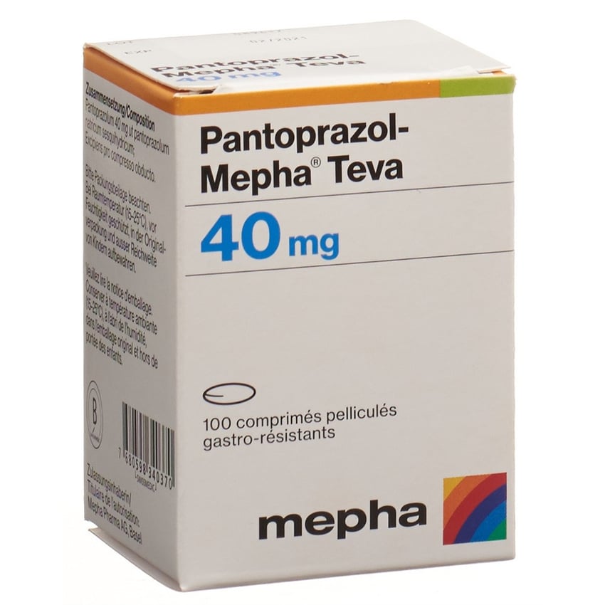 Pantoprazol-Mepha Teva 40 mg, magensaftresistente Filmtabletten