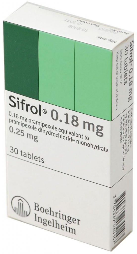 SIFROL ER cpr ret 0.375 mg 10 pce