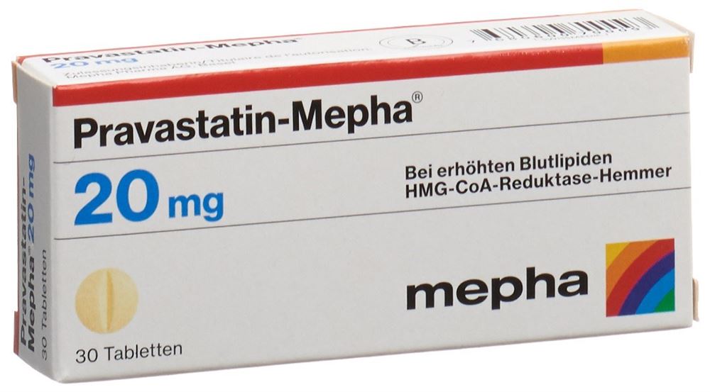 PRAVASTATIN Mepha cpr 20 mg 30 pce