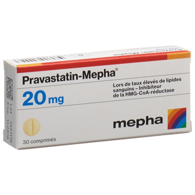PRAVASTATIN Mepha cpr 20 mg 30 pce