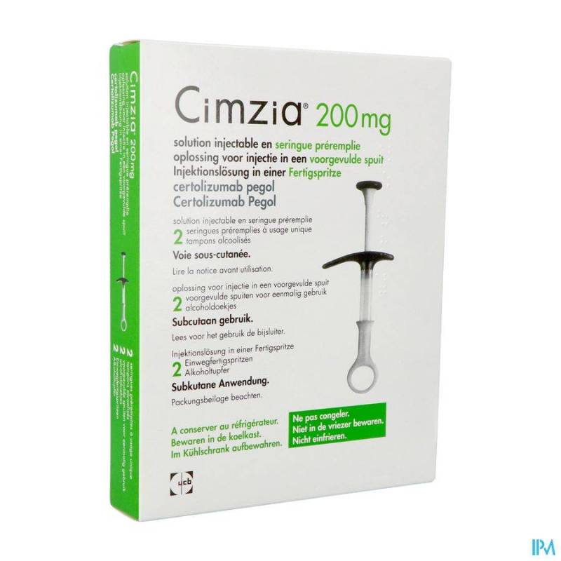 Cimzia, solution injectable