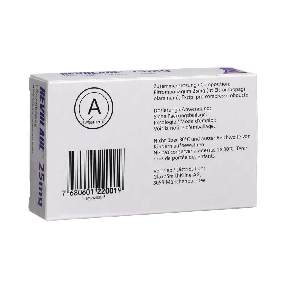 REVOLADE cpr pell 25 mg 14 pce