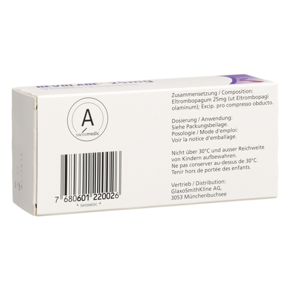 REVOLADE cpr pell 25 mg 28 pce