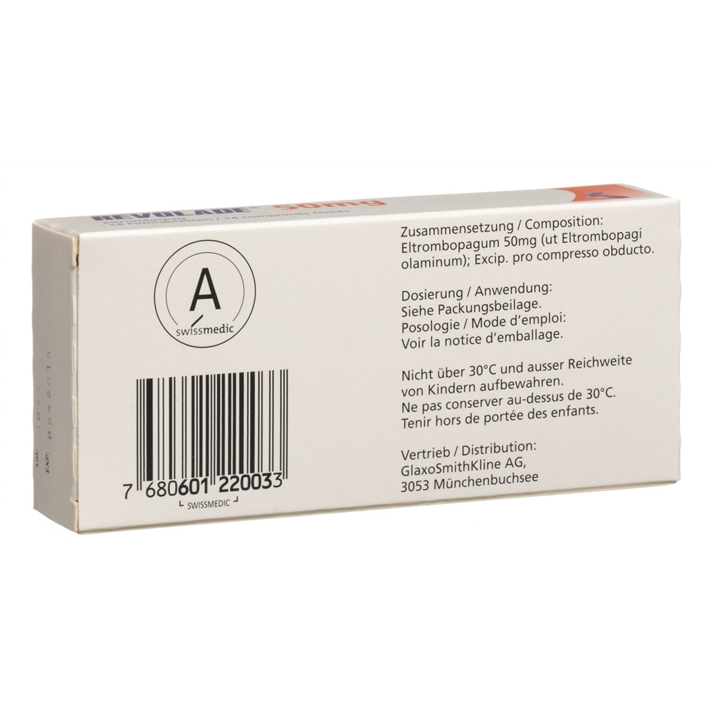 REVOLADE cpr pell 50 mg 14 pce