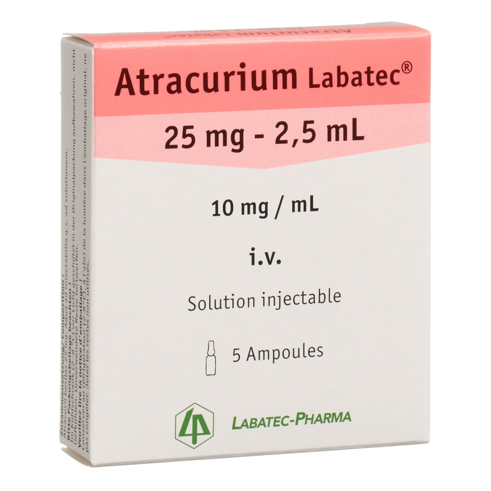 Atracurium Labatec 10 mg/ml, solution injectable / pour perfusion