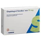 CLOPIDOGREL Sandoz eco cpr pell 75 mg 84 pce