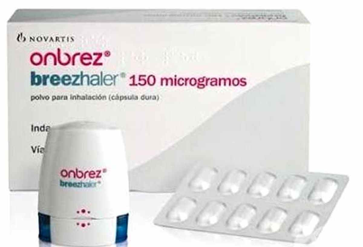 Onbrez Breezhaler 150 mcg, Pulver Hartkapseln zur Inhalation (mit Inhalator)
