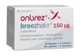 Onbrez Breezhaler 150 mcg, Pulver Hartkapseln zur Inhalation (mit Inhalator)