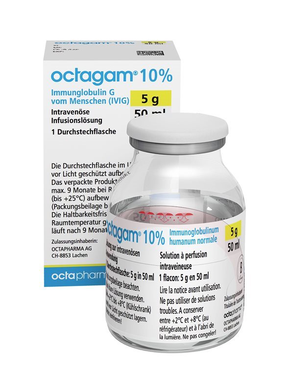 OCTAGAM 10% sol perf 5 g/50ml i.v. flac
