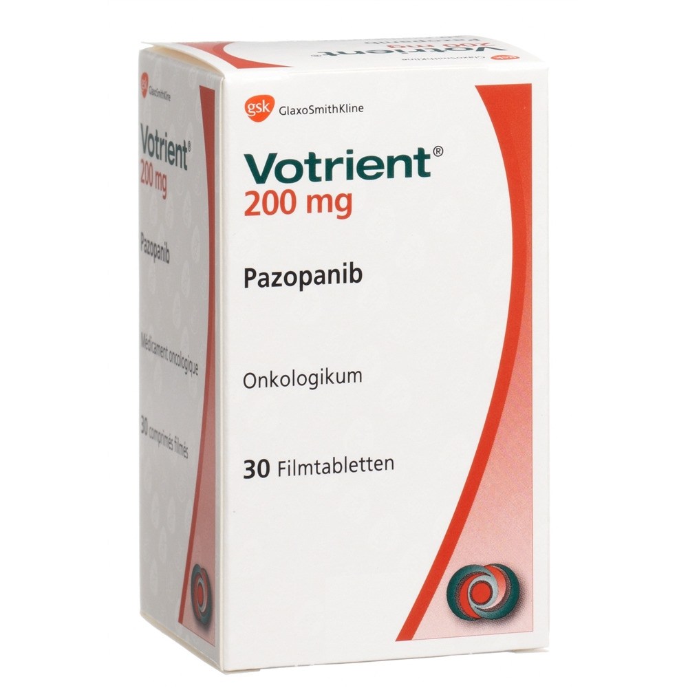 VOTRIENT cpr pell 200 mg bte 30 pce
