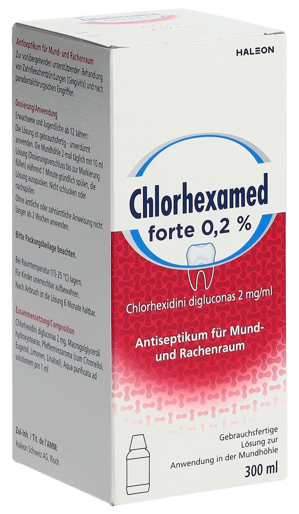 CHLORHEXAMED forte sol 0.2 % fl Pet 300 ml