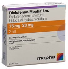 Diclofenac-Mepha 75, Injektionslösung i.m.