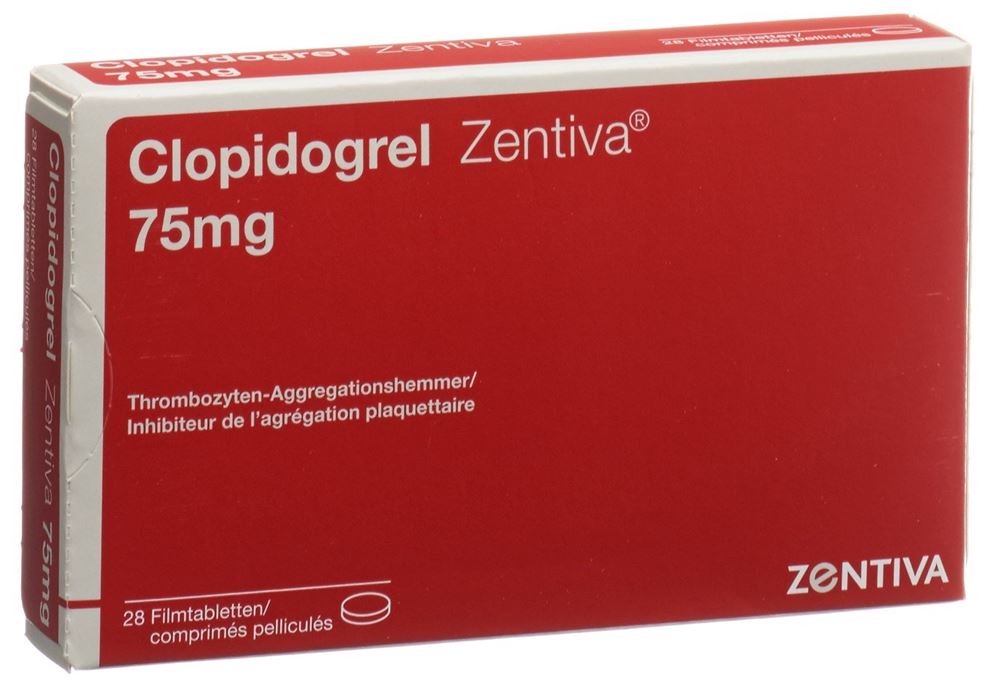 CLOPIDOGREL Zentiva cpr pell 75 mg 28 pce