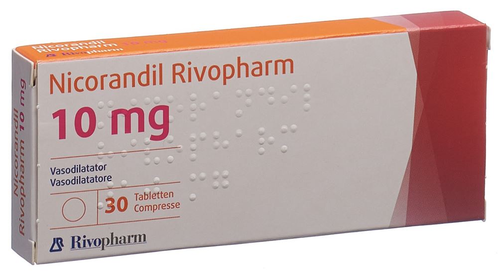 NICORANDIL Rivopharm cpr 10 mg 30 pce