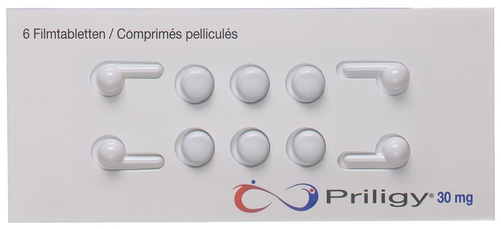 PRILIGY, Filmtabletten