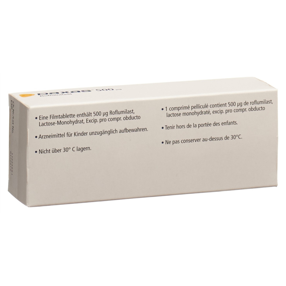 DAXAS cpr pell 500 mcg 30 pce
