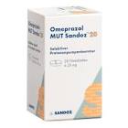 Omeprazol MUT Sandoz 20 mg, Filmtabletten