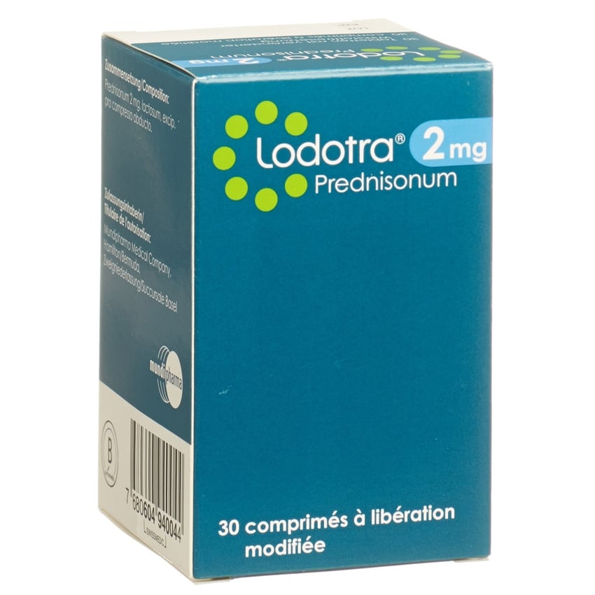 Lodotra 2 mg, Tabletten mit veränderter Wirkstofffreisetzung