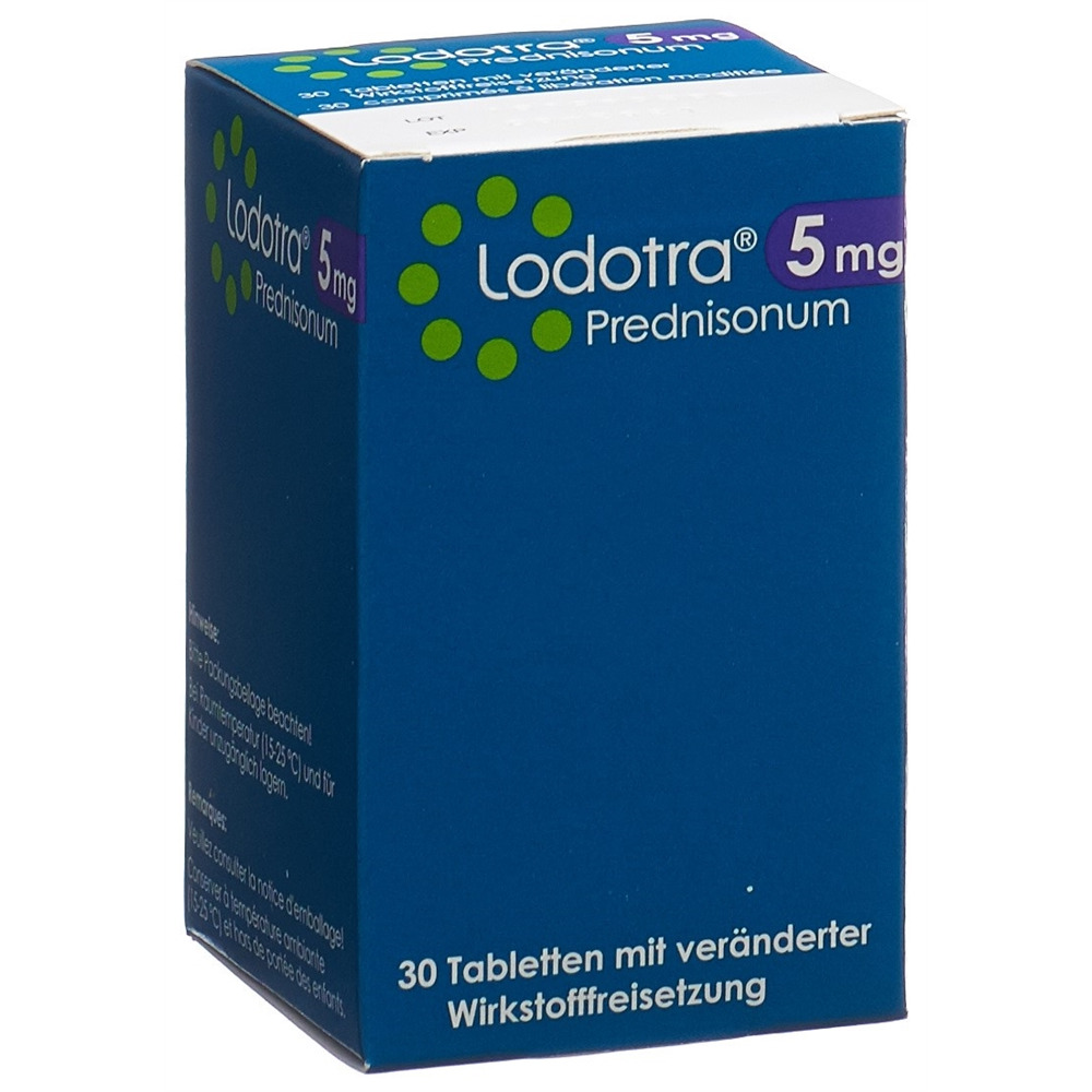 Lodotra 5 mg, Tabletten mit veränderter Wirkstofffreisetzung