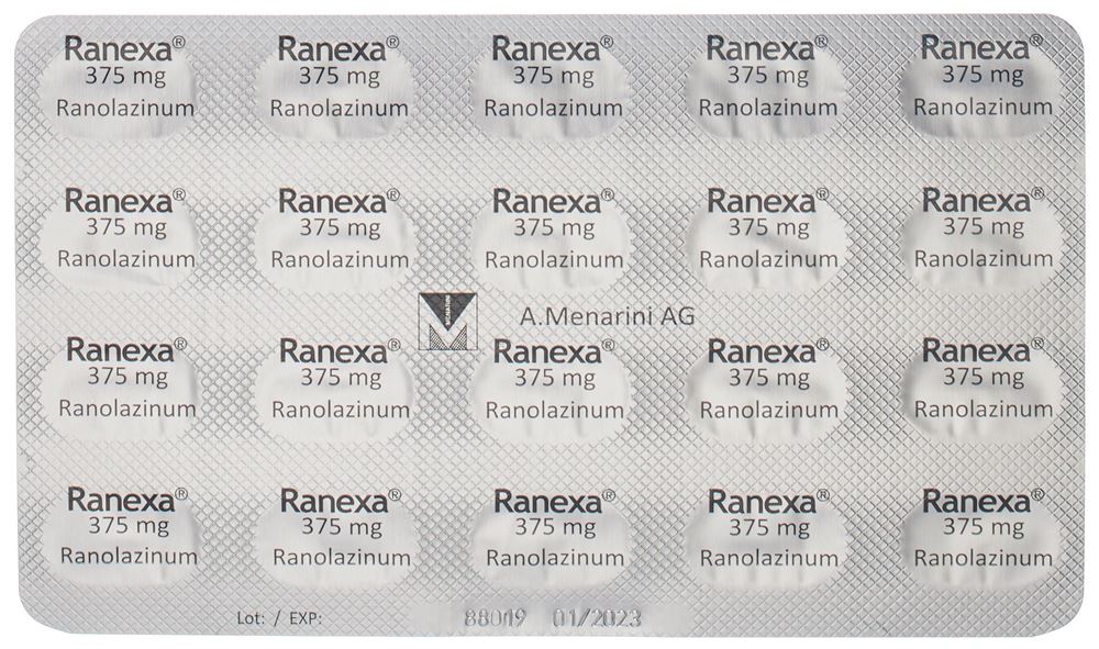 RANEXA cpr ret 375 mg 100 pce